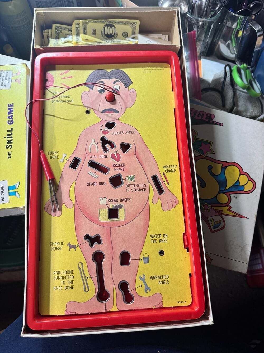 Vintage 1965 Milton Bradley Operation The Skill Game
